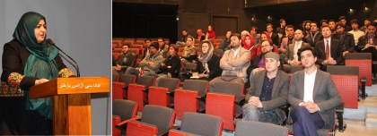 سیده مژگان مصطفوی٬خدمات فرهنگی سیورن بلانشه فلم ساز فرانسه یی را ستود