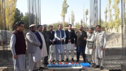 کار ساختمان یک کتابخانه در بدخشان آغاز شد