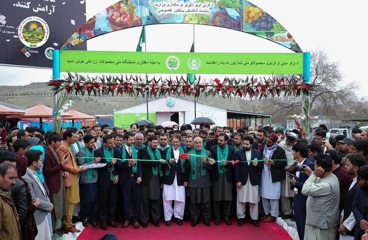 بیست ‌و پنجمین نمایشگاه زراعتی با برپایی جشن دهقان در بادام باغ کابل افتتاح شد