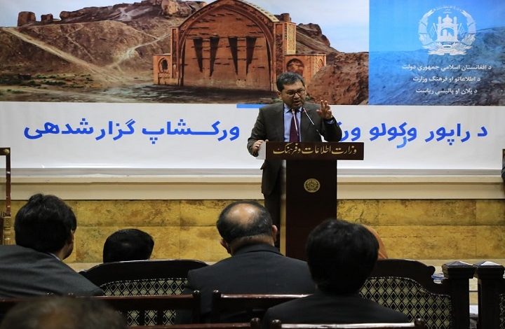 محمد طاهر زهير: د هېواد تاريخي آبدې او فرهنګي ميراثونه بايد د سترګو د کسي په څېر وساتل شي