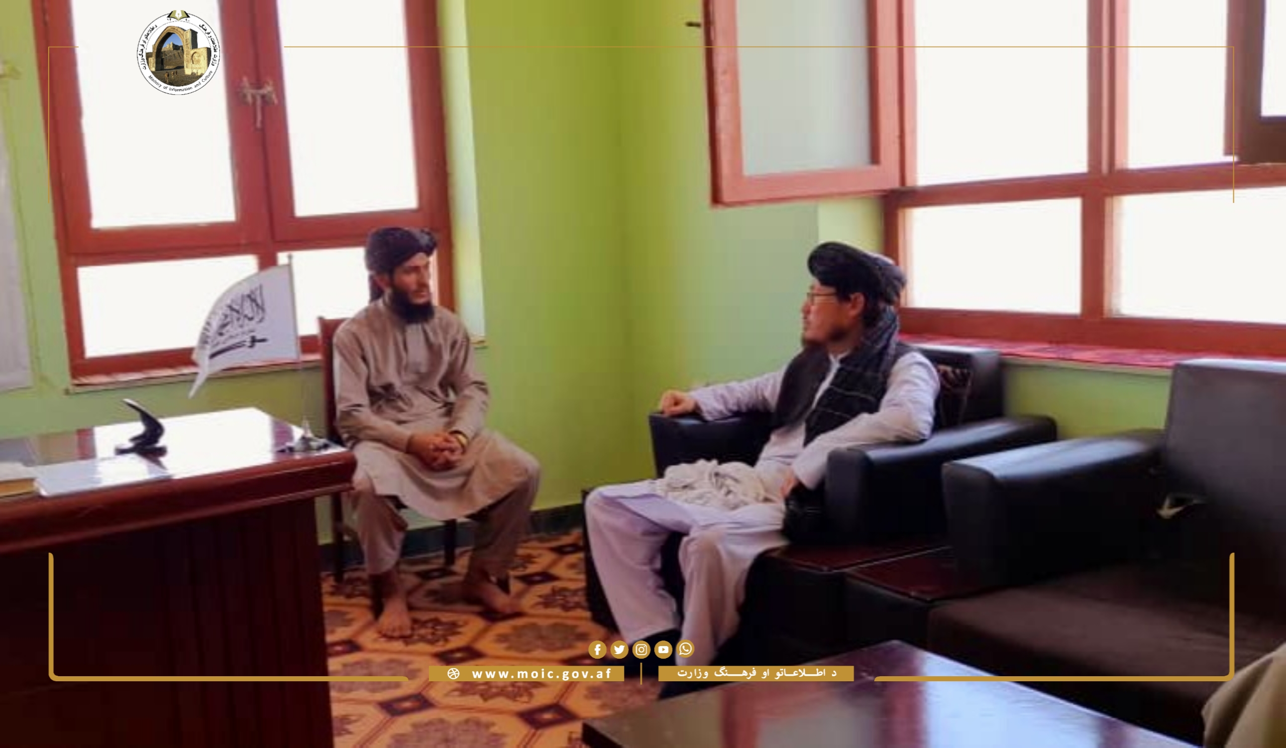 The Director of Information and Culture Visited Sayad District