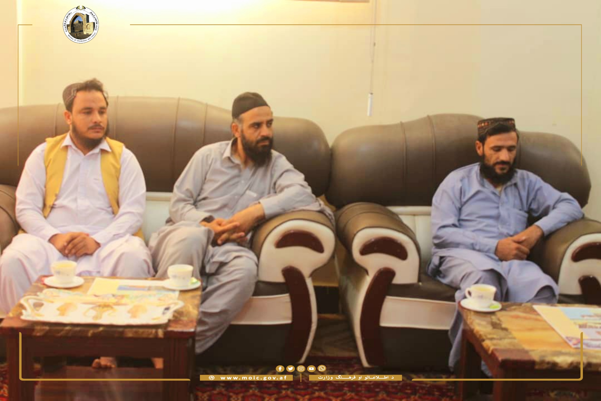 A Meeting Was Held With Engravers, Painters and Calligraphers of Nimroz province