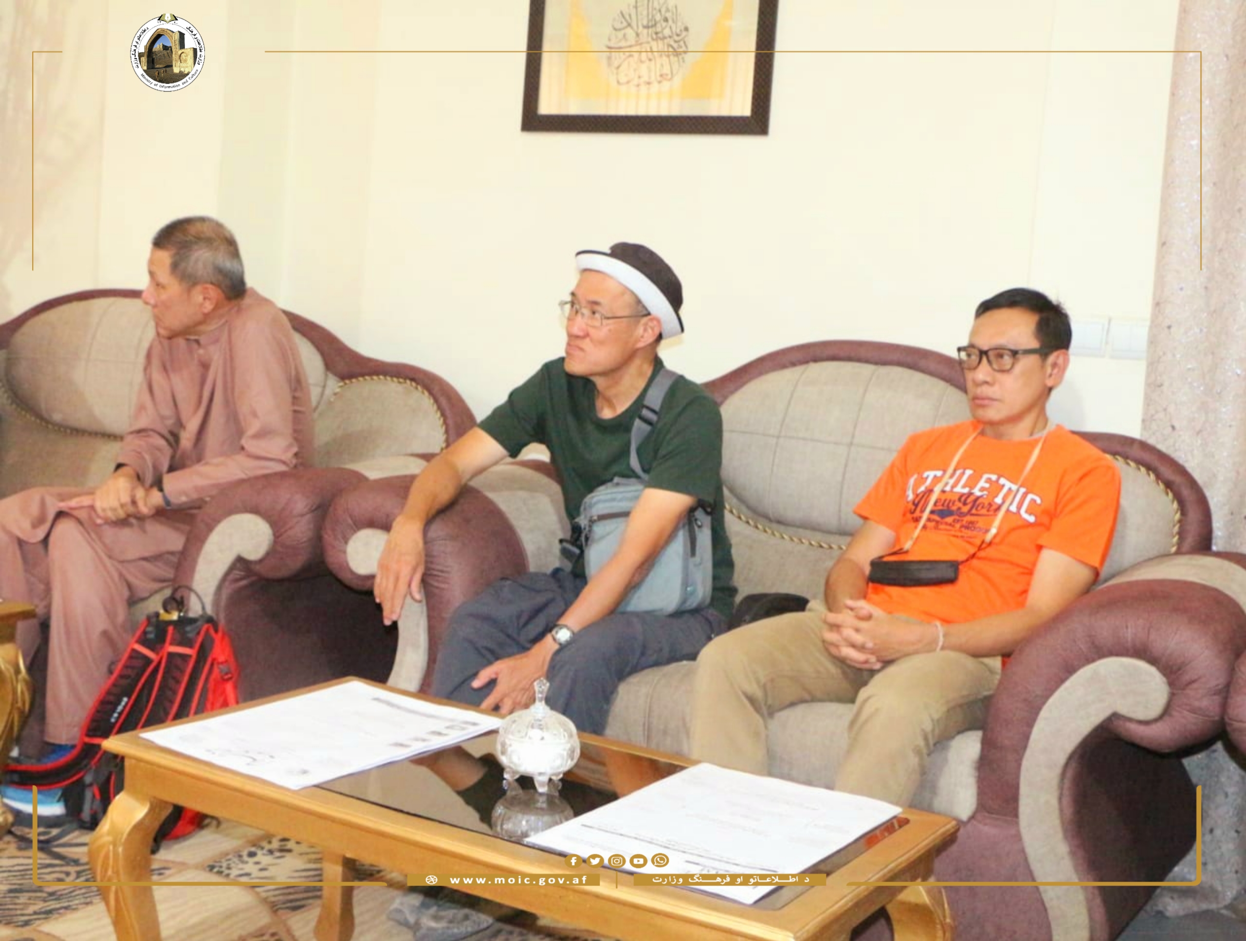 Tourists from Thailand met with the Director of Information and Culture of Herat Province