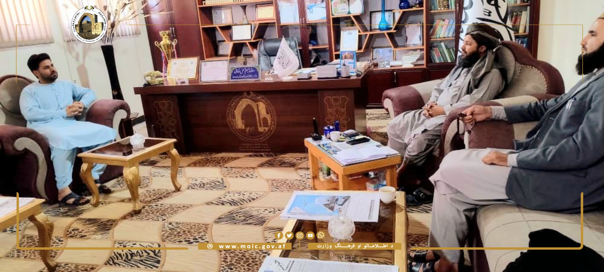 The Director of Herat Information and Culture Signed a Memorandum of Understanding With The Head Of "Ghanizade Beauty and Treatment Center"