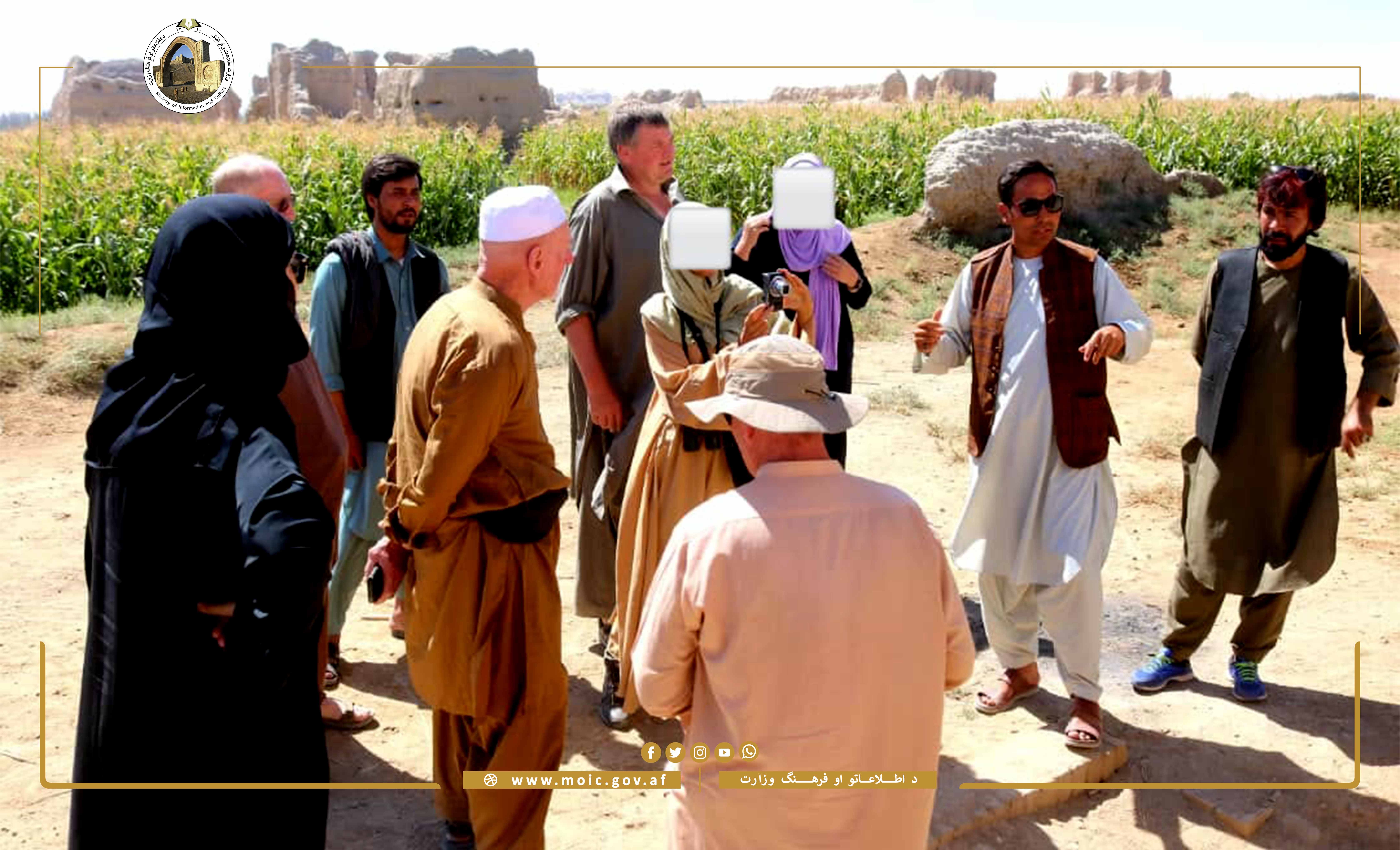 هلمند کې بهرنیو سيلانيانو د تاریخي آبداتو څخه لیدنه وکړه 